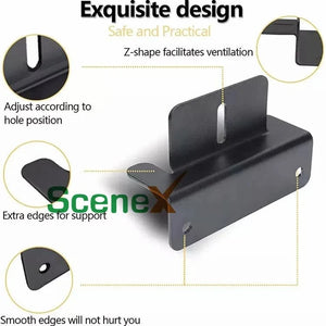 Conversions Tech Easy to Use Solar Mounting Hardware Z-Bracket Sets ForSolar Panel Racking Ideal for Rigid  RV Trailer VanCamper Boat Wall Roof