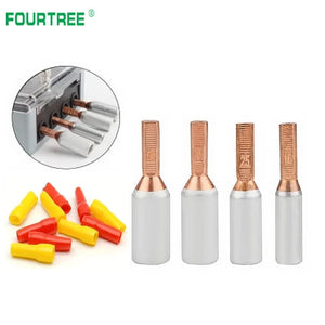 Conversions Tech Electric Meter Box Pin Terminal Copper-Aluminum Wire Cable Lugs Bare Connector GTLA-10/16/25/35/50mm2 With Insulation Sheath