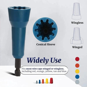 Conversions Tech Electric Wire Twisting Power Professional Electrician Accessories Hand Tools Electric Wire Swivel Winding Connector Crimping