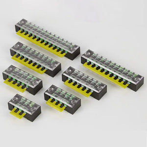 Conversions Tech Electrical Screw Terminal Block Strip Fix Insulated Barrier Strip Wire Connector Cable Contact Diy Electronic Electric Connector