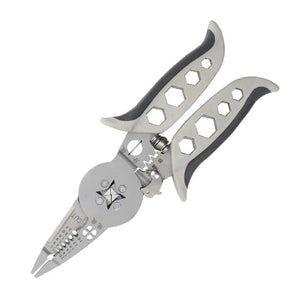 Conversions Tech Electrician Wire Stripper Multifunctional Specific Cable Cutter Curved Mouth Wire Stripper Crimping Pliers Winding Hand Tools