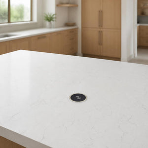 Conversions Tech Embedded Power Embedded Wireless Charger 10 W, Flush Mount, Black | Qi, 12 V Input | 0165-102