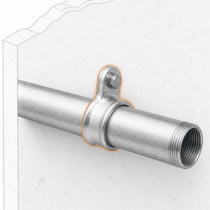 Conversions Tech Electrical > Conduit Fittings EMT/Rigid Clamp Backs, Malleable Iron 3/4"