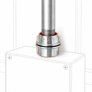 Conversions Tech Networking > Switches & Hubs EMT Rigid Watertight Hub with Insulated Throat - 1-1/4"