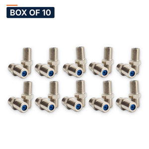 Conversions Tech Connectors Box of 10 ($0.59 ea) F81 Coax Coupler, Female to Female, 3 GHz, Each | High Return Loss, Satellite and CATV | CTF81-4G