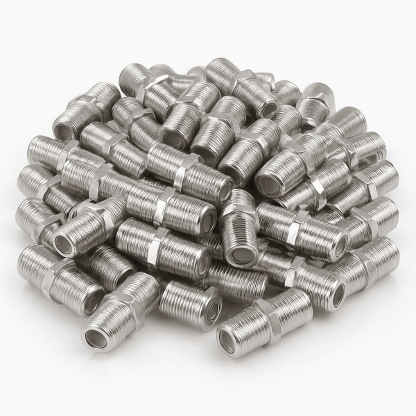 Conversions Technology Coax Accessories F81 Coupler | 1G   CTF81 Bang of 100