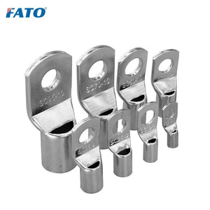 Conversions Tech SC 1.5-5 FATO SC Cable Lug Copper Bolt Tinned Compression Round Ring Tubular Cable Electrical Wire Crimp Cable Lug Connectors Terminals