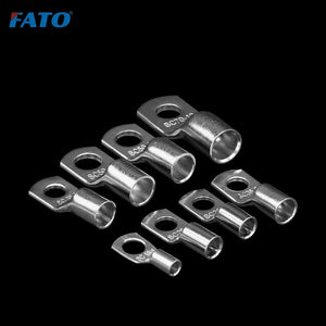 Conversions Tech SC 1.5-5 FATO SC Cable Lug Copper Bolt Tinned Compression Round Ring Tubular Cable Electrical Wire Crimp Cable Lug Connectors Terminals