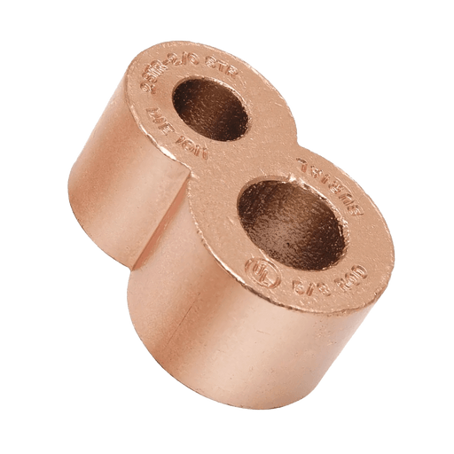 Conversions Technology Figure 8 Compression Ground Rod Connector 1" (4 - 250 MCM Cable range)