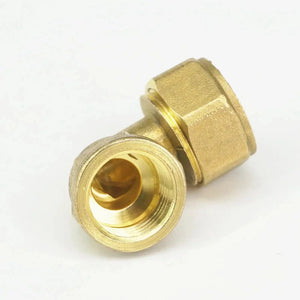 Conversions Tech Fit PEX-AL-PEX Tube I.DxO.D 12x16mm 14x18mm 16x20mm 20x25mm 26x32mm- 1/2" 3/4" 1" BSP Female Elbow Brass Pipe Fitting