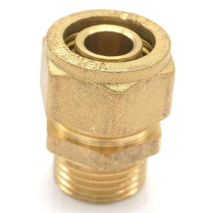 Conversions Tech Fit  PEX-AL-PEX Tube O.D 16/18/20/25/32mm- 1/2" 3/4" 1" BSP Male Thread Brass Pipe Fitting For Solar Water Heater