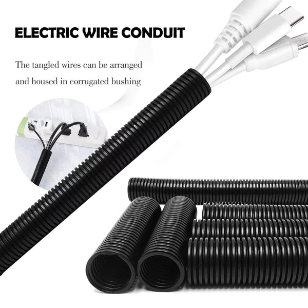 Conversions Tech Fyx-14 Professional Factory Spiral Tube Conduit Pipe Hdpe Split Flexible Pe Corrugated