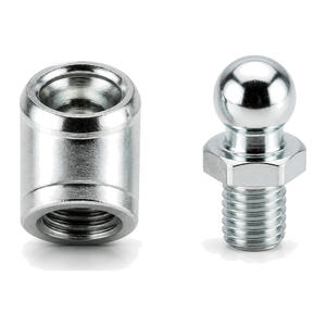 Conversions Tech Hardware > Gas Spring Fittings Gas Spring Ball Socket & Ball Stud End Fittings, M6 | CT-B1 / CT-B2