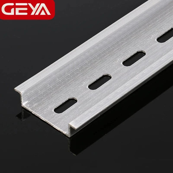 Conversions Tech GEYA Guide Rail Aluminum Universal Type 35mm Slotted DIN Rail Long 10cm 20cm 30cm Thickness 1mm