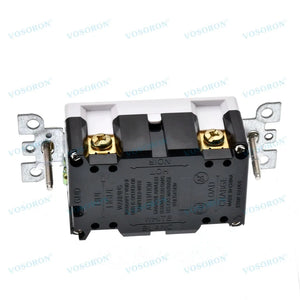 Conversions Tech GFCI Outlet 20 Amp Wall Outlets Duplex Outlet Receptacle with LED Indicator,Self-Test,Weather Resistant,(TR) Tamper Resistant