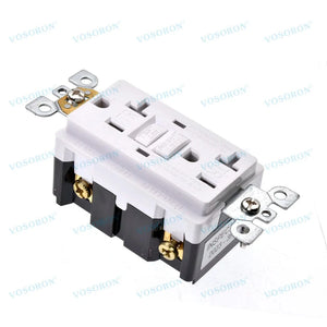 Conversions Tech GFCI Outlet 20 Amp Wall Outlets Duplex Outlet Receptacle with LED Indicator,Self-Test,Weather Resistant,(TR) Tamper Resistant