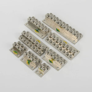 Conversions Tech Grounding Copper Billet JDG High Current Terminal Double Layer Copper Bar Distribution Box Ground Wire Conductive Block Type a Pure Copper
