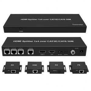 Conversions Technology Audio Video Splitter/Extender HDMI Splitter/Extender  |  1x4 HDMI Splitter Over POE