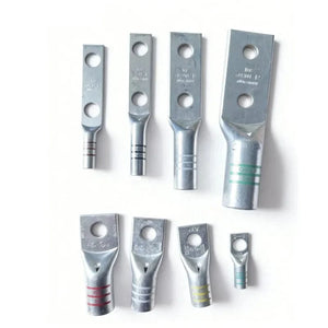 Conversions Tech COPPER Heavy Duty 6 AWG Copper Battery Lugs 5/16 Crimp Terminals with Ring Connectors Automotive Truck Electrical Cable Ends