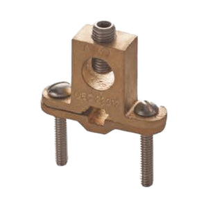 Conversions Tech Heavy-Duty Ground Clamp Conductor Range (4/0 Max) (8 Awg Min) (Rod Size 3/8-1)