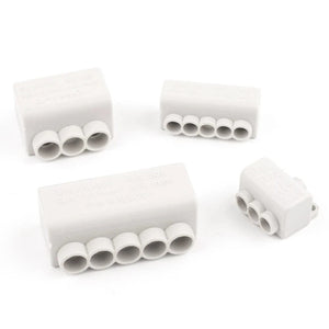 Conversions Tech High Power 1 in multiple out Cable Splicing 60A/400V 1-6mm2 Wire Connector Screw Wiring Terminal Block 80A/1000V 2.5-16mm2