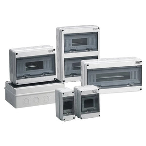 Conversions Tech HT 2/5/8/12/15/18/24 WAY Series Junction Box PC Plastic Outdoor Electrical IP65 Waterproof Dustproof Distribution Switch Box