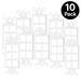 Conversions Tech Keystone Insert for Decorator Plates |  Keystone 4 10 Pack