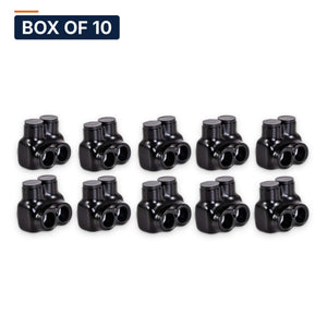 Conversions Tech Electrical Box of 10 ($6.70 ea) Insulated Multi-Tap Connector 2-Port 14–1/0 AWG Single-Side Entry | PBTS-2-1/0 Equivalent