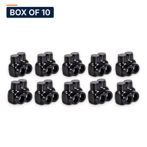 Conversions Tech Electrical Box of 10 ($8.10 ea) Insulated Multi-Tap Connector 2-Port 14–4 AWG Single-Side Entry | Polaris IT-4 Equivalent