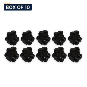 Conversions Tech Wire & Cable > Building Wire Box of 10 ($10.60 ea) Insulated Multi-Tap Connector 2-Port 6 AWG–3/0 Dual-Side Entry | Polaris ITO-3/0 Equivalent