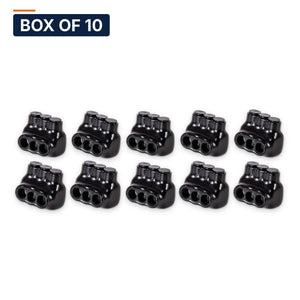 Conversions Tech Electrical Box of 10 ($6.90 ea) Insulated Multi-Tap Connector 3-Port 14–4 AWG Single-Side Entry | Polaris IPL4-3 Equivalent