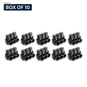 Conversions Tech Electrical Box of 10 ($14.29 ea) Insulated Multi-Tap Connector 3-Port 6 AWG–250 MCM Single-Side Entry | Polaris IPL250-3 Equivalent