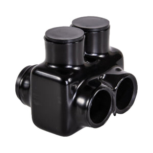 conversions Technology Electrical Insulated Tap Connectors 2 port dual-side Entry  6 AWG - 2/0 AWG
