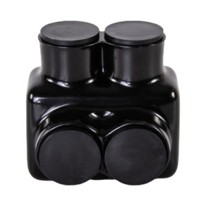 conversions Technology Electrical Insulated Tap Connectors 2 port dual-side Entry  6 AWG - 2/0 AWG