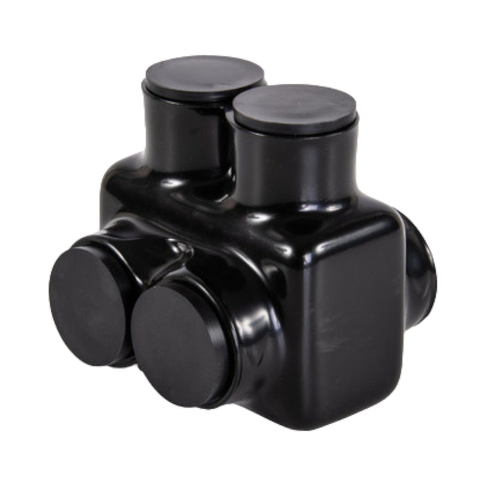 conversions Technology Electrical Insulated Tap Connectors 2 port dual-side Entry  6 AWG - 2/0 AWG