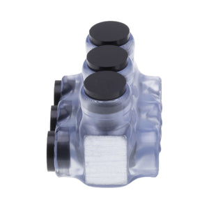 conversions Technology Electrical Insulated Tap Connectors 3 port dual-side Entry 2/0AWG - 6AWG