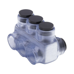 conversions Technology Electrical Insulated Tap Connectors 3 port dual-side Entry 2/0AWG - 6AWG