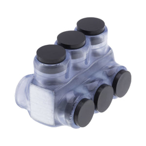 conversions Technology Electrical Insulated Tap Connectors 3 port dual-side Entry 2/0AWG - 6AWG