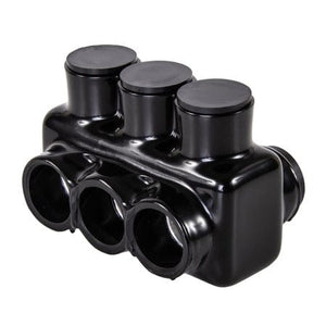 Conversions Technology Insulated Tap Connectors 3 port Dual-side Entry 3/0 AWG - 6 AWG