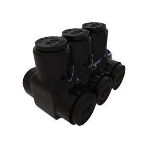Conversions Technology Insulated Tap Connectors 3 port Dual-side Entry 3/0 AWG - 6 AWG