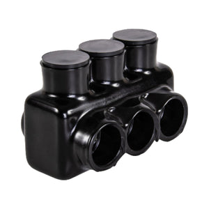 conversions Tech Electrical Insulated Tap Connectors 3 port dual-side Entry 4 AWG - 500 MCM