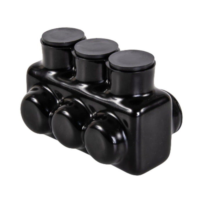 conversions Technology Electrical Insulated Tap Connectors 3 port dual-side Entry 6 AWG - 250 MCM