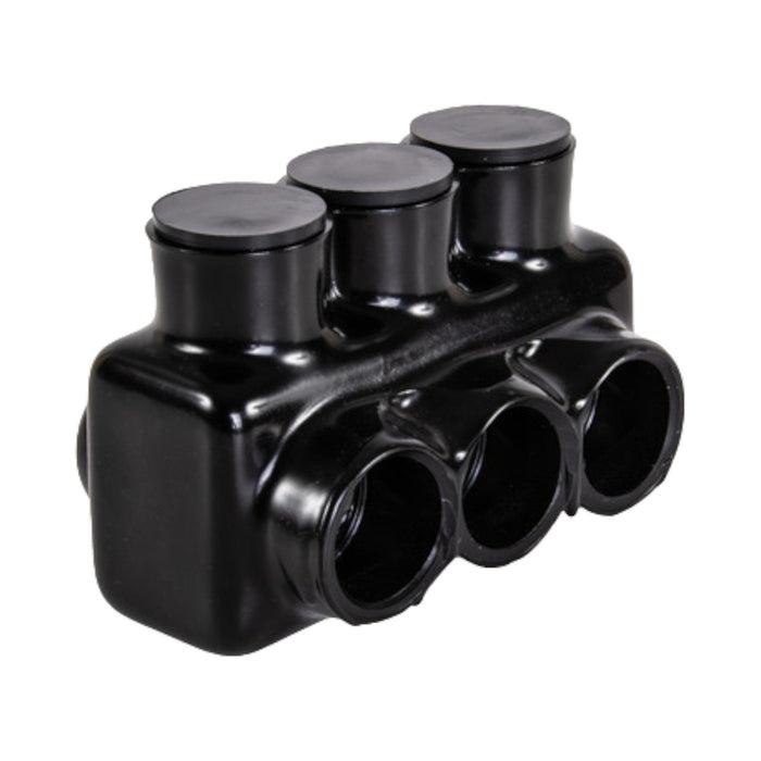 conversions Technology Electrical Insulated Tap Connectors 3 port dual-side Entry 6 AWG - 250 MCM