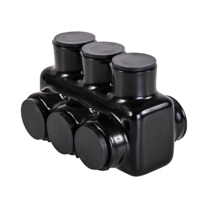 conversions Technology Electrical Insulated Tap Connectors 3 port dual-side Entry 6 AWG - 3/0 AWG
