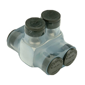 Conversions Technology Insulated Tap Connectors for Two Wires Dual-Side Entry Min 6 Max 3/0 - 2 Ports
