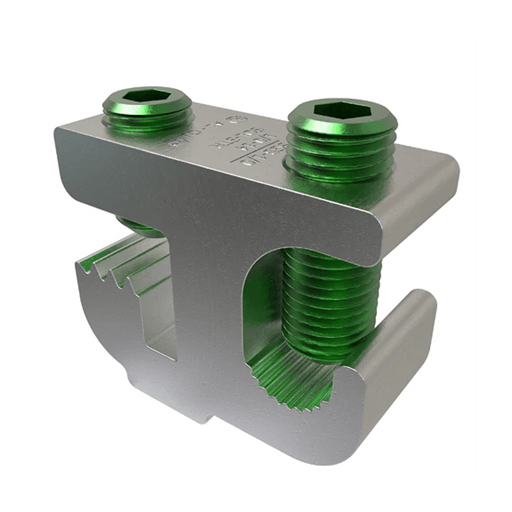 Conversions Technology Internal Hex Aluminum Ground Connector | Dual Rated | Conductor Range 1/0-14 | Electro-Tin Plated | UL | CSA