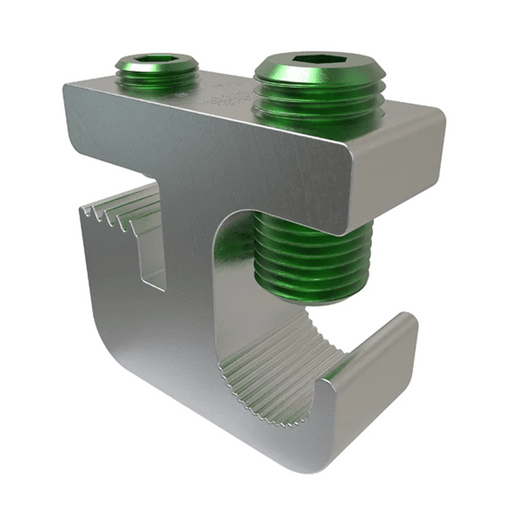 Conversions Technology Internal Hex Aluminum Ground Connector | Dual Rated | Conductor Range 250-6 | Electro-Tin Plated | UL | CSA