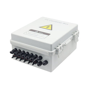 Conversions Technology IP65 Rated 6 in 1 out 6 600V 1000V DC Solar PV Combiner Box