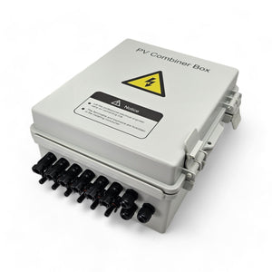 Conversions Technology IP65 Rated 6 in 1 out 6 600V 1000V DC Solar PV Combiner Box