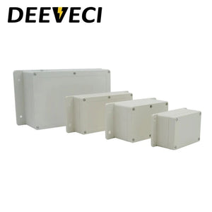 Conversions Tech IP67 Waterproof Enclosure Plastic Box Electronic Project Outdoor Instrument Electrical Project Box Junction Housing with ears